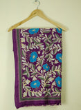 "Blue Bells" Pure Silk Dupatta