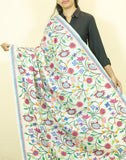 Pure Silk Floral Dupatta