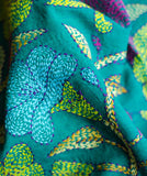 Multi Colour Floral Embroidered Puneri Cotton Dupatta