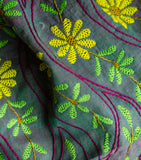 Yellow Buds Pure Cotton Dupatta