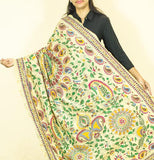 The Circle of Life - Pure Silk Dupatta
