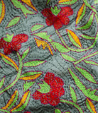 Palaash Flowers Embroidered Pure Silk Dupatta
