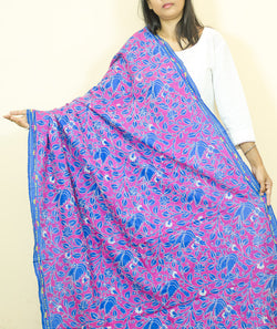 Pure Silk Floral Dupatta