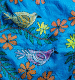 Pure Silk Floral Bird Fusion dupatta