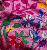 Multicolour Floral Pure Silk Dupatta