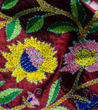 Gaja Multi Colour Flowers embroidered Dupatta